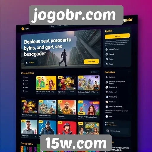 Análise da interface do site jogobr.com